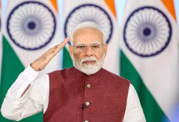 A graphic showing India highlighted as the official host of the 2030 Commonwealth Games, with a silhouette of athletes and the Indian flag in the background.