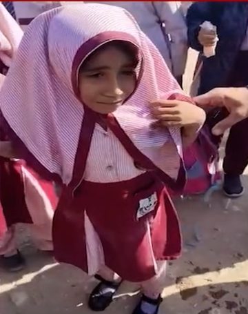 "Karachi schoolgirl rescued after falling into open manhole in Manghopir area"