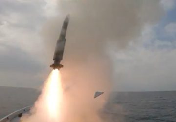 Pakistan Navy launches LY-80 surface to air missile during successful air defense test at sea